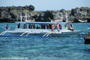 Tagestour mit dem Boot auf Boracay